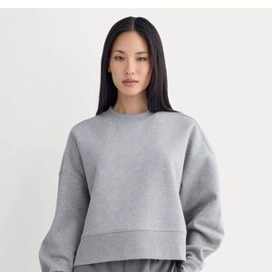 Everlane Luxe Crewneck Fleece Sweatshirt
